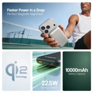 Ambrane AerosynQ Snap 2 10000mAh Power Bank
