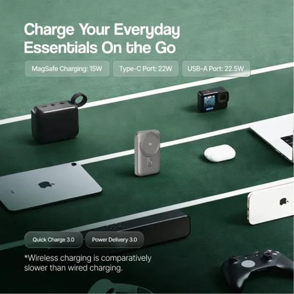 Ambrane AerosynQ Snap 2 10000mAh Power Bank