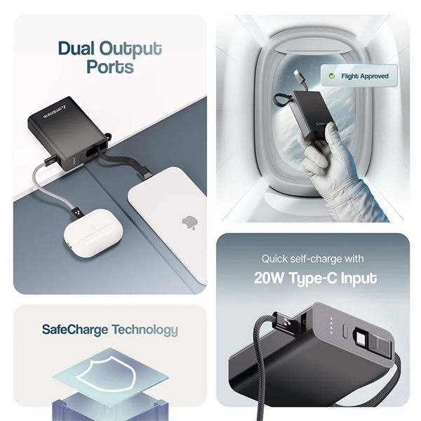 Ambrane MiniCharge 11 10000mAh Power Bank