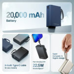 Ambrane MiniCharge 20 20000mAh Power Bank