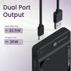 Portronics Luxcell Uno 10K Power Bank