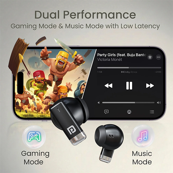 Portronics Twins One Smart TWS Earbuds