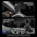 Portronics Clamp M4 Car Phone Holder