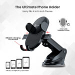 Portronics Clamp M3 Car Phone Holder