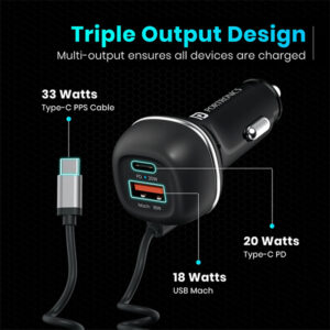 Portronics Car Power 1C Car Charger