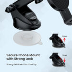 Portronics Clamp M3 Car Phone Holder
