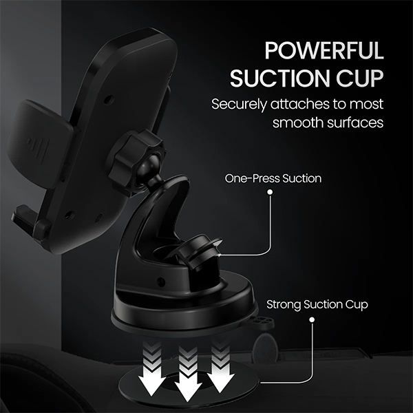 Portronics Clamp M4 Car Phone Holder