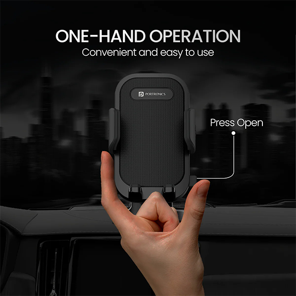 Portronics Clamp M4 Car Phone Holder