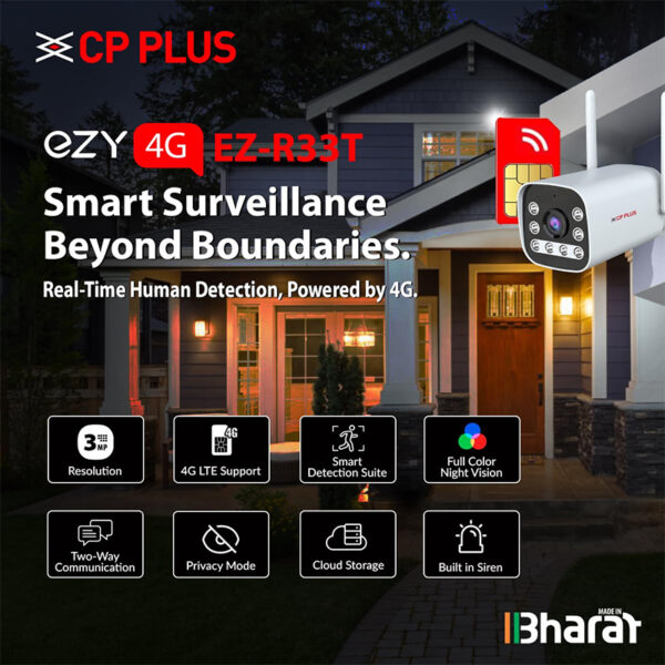 CP Plus EZ-R33T 3MP Outdoor Bullet CCTV Camera