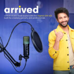 Digitek (DM 401) RGB USB Condenser Microphone Kit with BoomArm