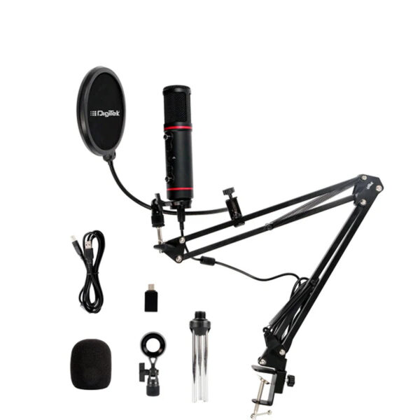 Digitek (DM 501) USB Podcast & Gaming Condenser Microphone Kit Digitek (DM 501) USB Podcast & Gaming Condenser Microphone Kit