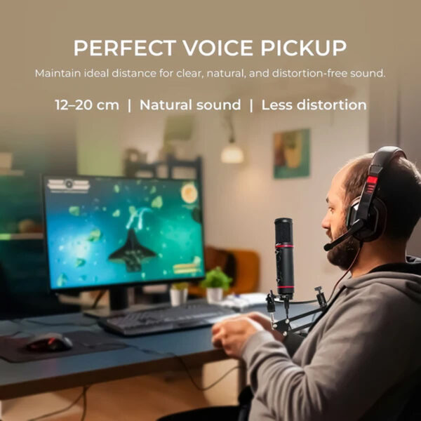 Digitek (DM 501) USB Podcast & Gaming Condenser Microphone Kit