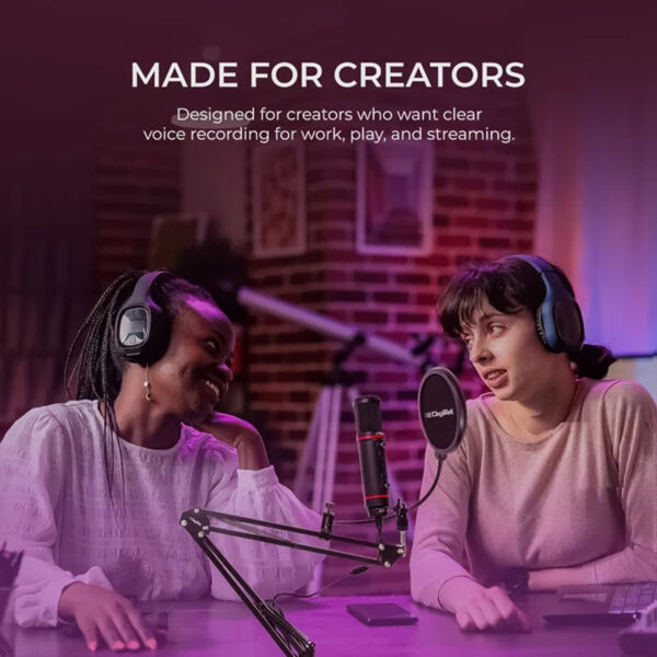 Digitek (DM 501) USB Podcast & Gaming Condenser Microphone Kit