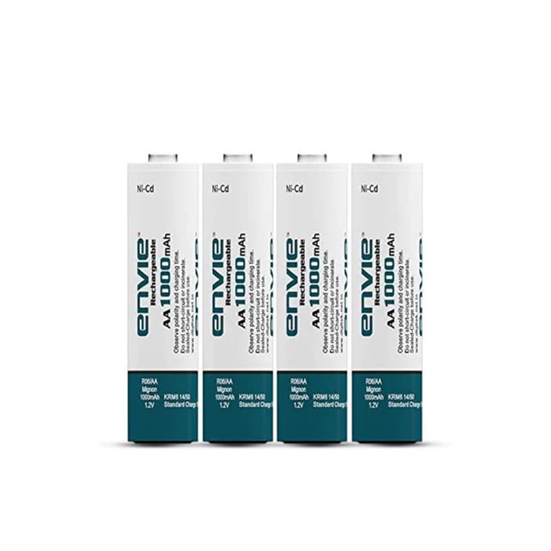 Digitek ENVIE 1000mAh AA Rechargeable Batteries – Pack Of 4