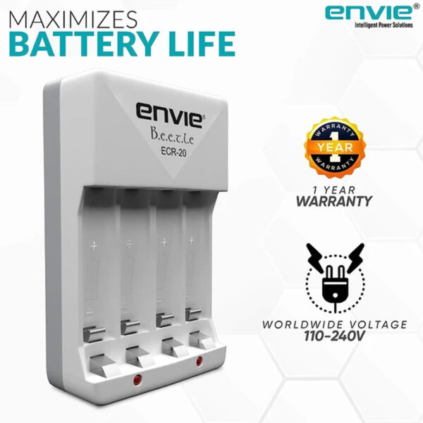 Digitek ENVIE ECR-20 Rechargeable Batteries Charger