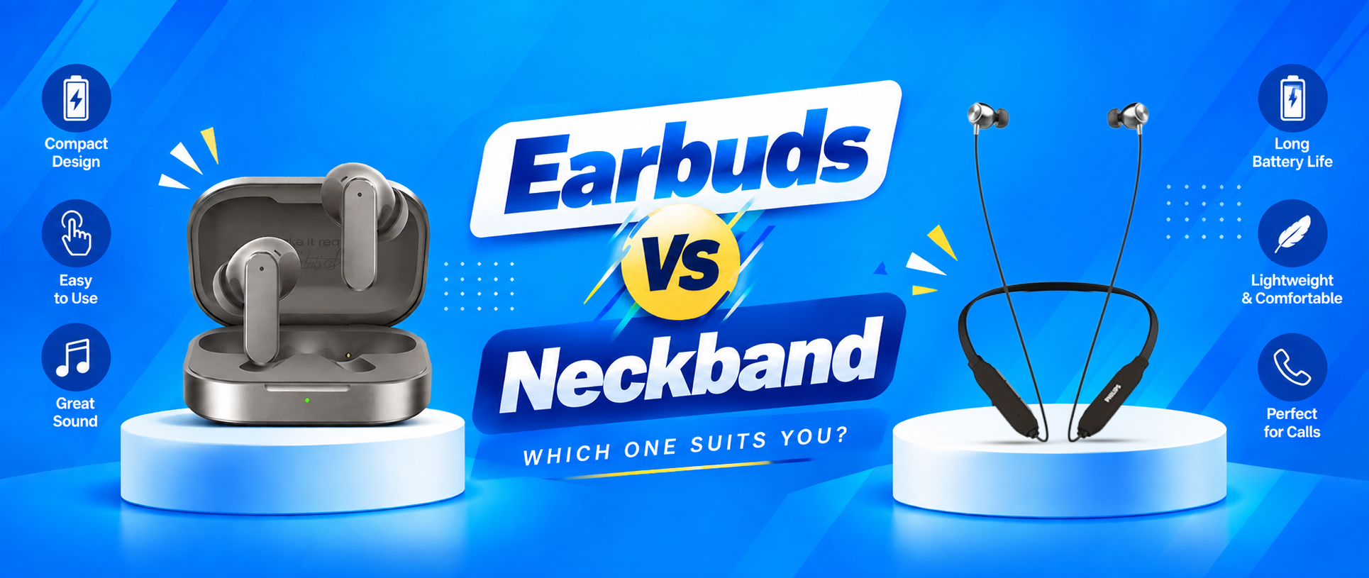 Earbuds Vs Neckband