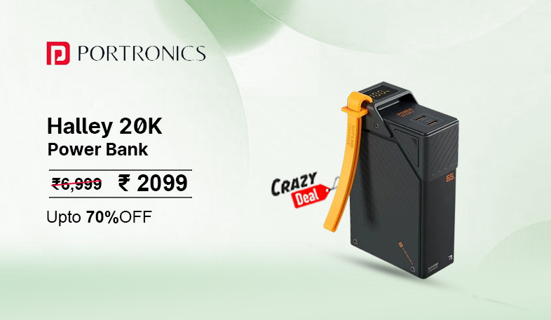 Portronics Halley 20K Fast Charging Power Bank