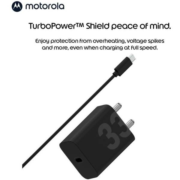 Motorola Turbo Power 33W Charger with USB-C Cable