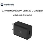 Motorola Turbo Power 33W Charger with USB-C Cable