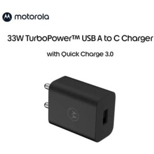Motorola Turbo Power 33W Charger with USB-C Cable
