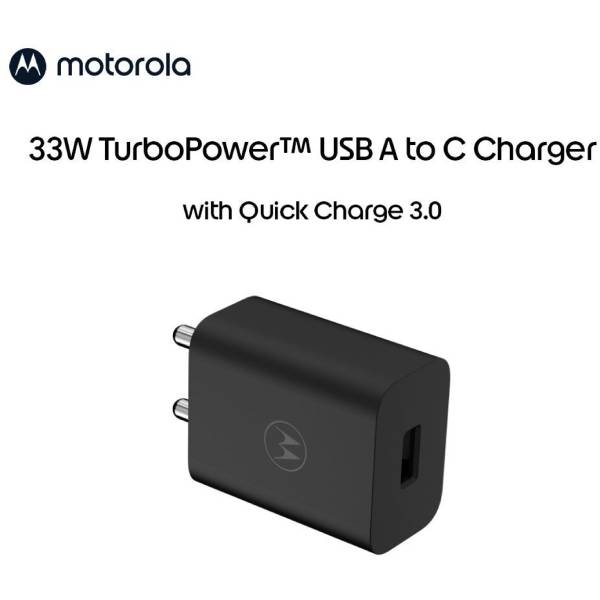 Motorola Turbo Power 33W Charger with USB-C Cable
