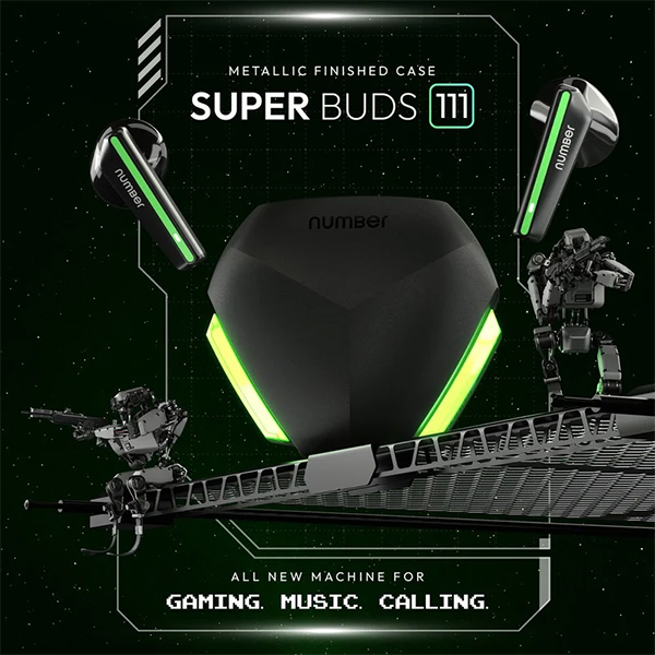 Number Super Buds 111 Wireless Earbuds