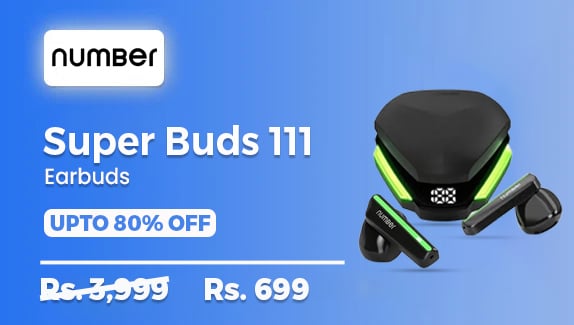 Number Super Buds 111 Wireless Earbuds