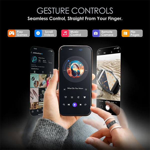 Pebble Halo Smart Ring