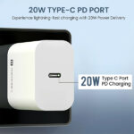 Portronics Adapto 20C Type C Power Adapter