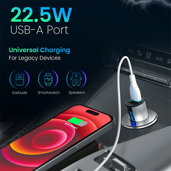 Portronics Car Power Armour Car Charger