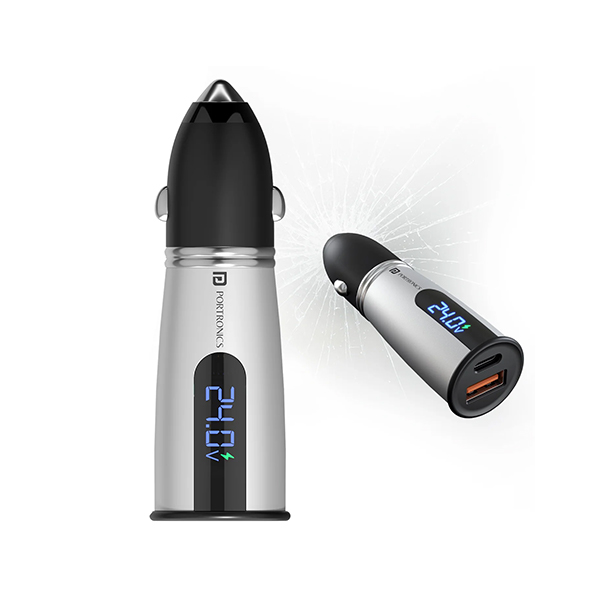 Portronics Car Power Armour Car Charger