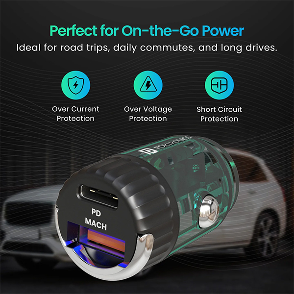 Portronics Car Power View 36W Car Charger