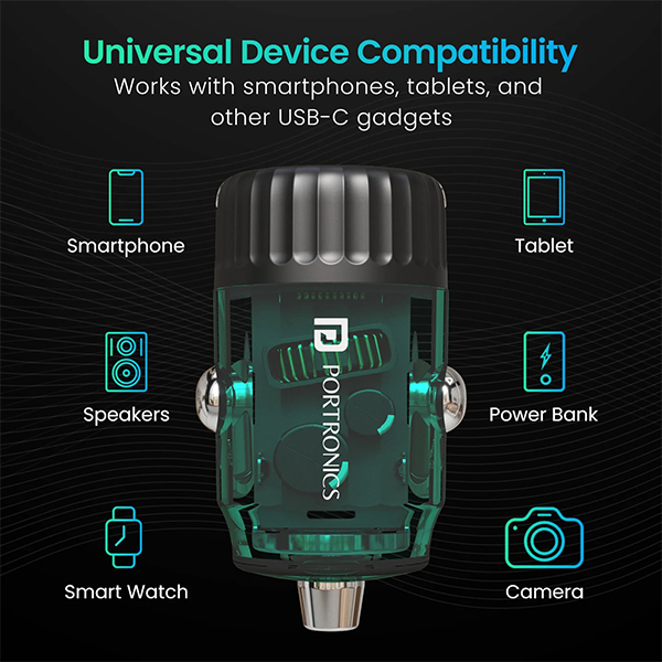 Portronics Car Power View 36W Car Charger