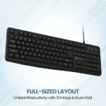 Portronics Ki Pad 4 Wired Keyboard