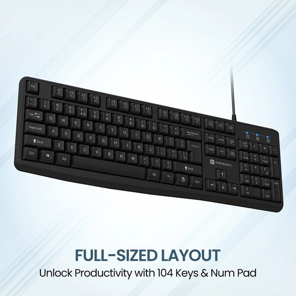 Portronics Ki Pad 4 Wired Keyboard