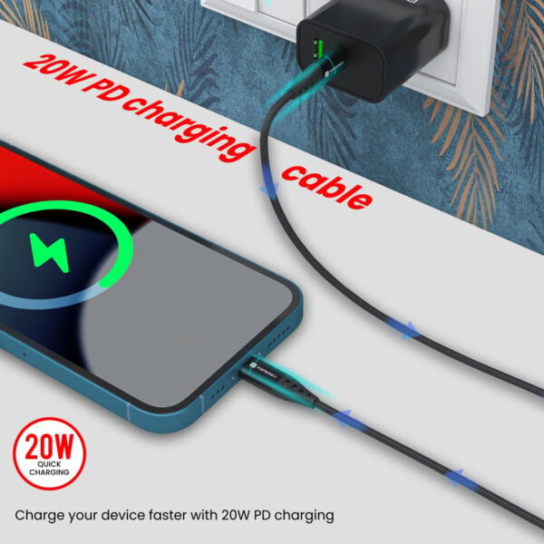Portronics Konnect C1 Type C To Type C Cable
