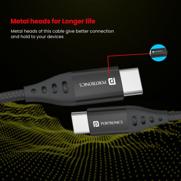 Portronics Konnect C1 Type C To Type C Cable