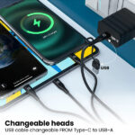 Portronics Konnect J9 4 in 1 Cable