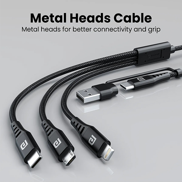 Portronics Konnect J9 4 in 1 Cable