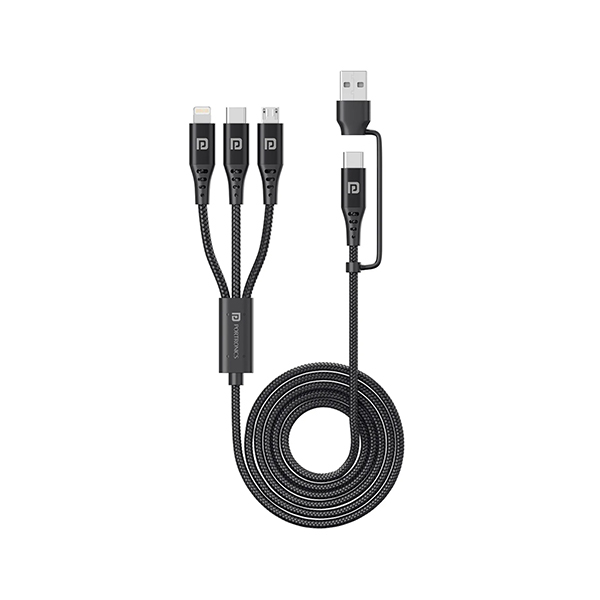 Portronics Konnect J9 4 in 1 Cable