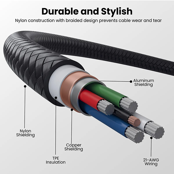 Portronics Konnect J9 4 in 1 Cable