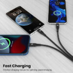 Portronics Konnect J9 4 in 1 Cable