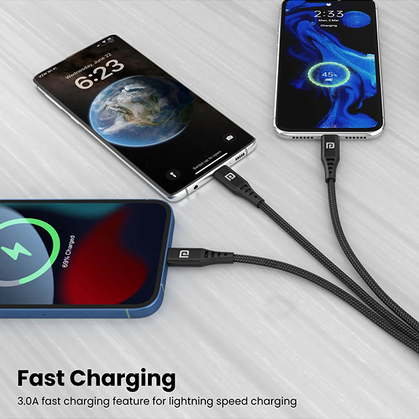 Portronics Konnect J9 4 in 1 Cable