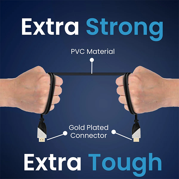 Portronics Konnect Sync 3M HDMI Cable