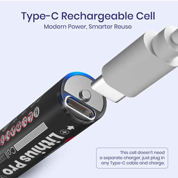 Portronics Lithius Pro AA Rechargeable Batteries