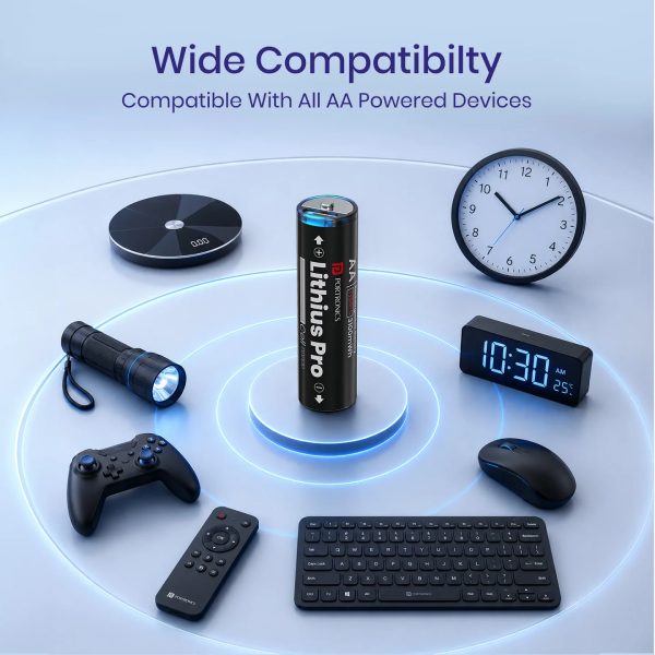Portronics Lithius Pro AA Rechargeable Batteries