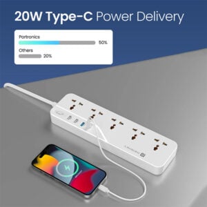 Portronics Power Plate 22 Extension Board