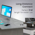 Portronics Printlink 3 USB A To USB B Printer Cable