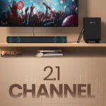 Portronics Sound Slick X 250W Bluetooth Soundbar with Wired Subwoofer