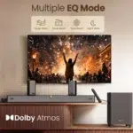 Portronics Sound Slick X1 600W 5.1.2 Channel Soundbar with Wireless Satellite Speaker